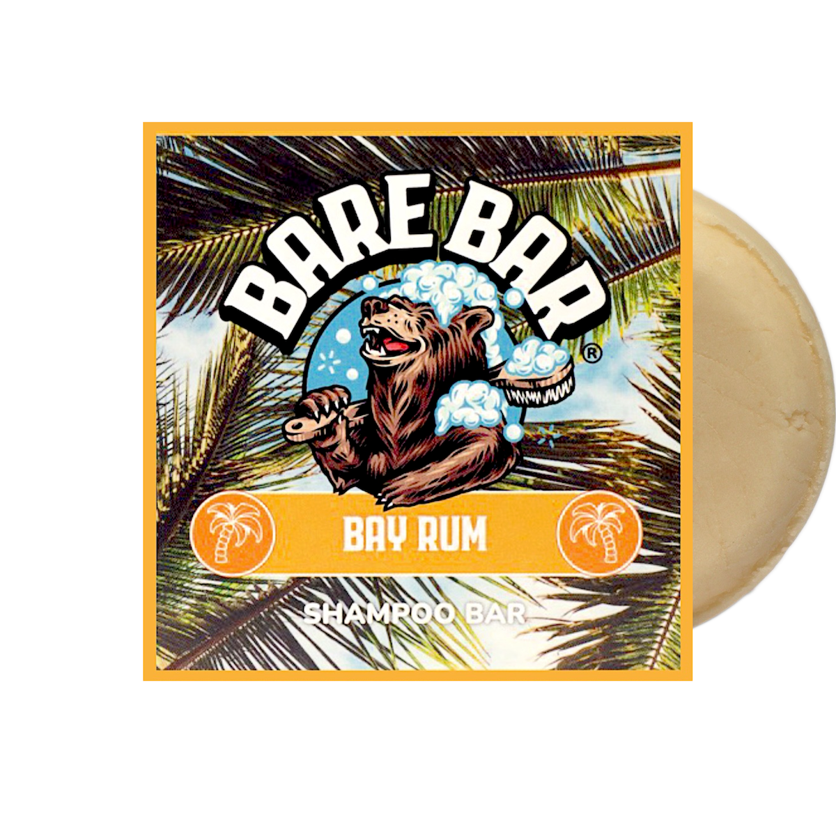 Bare Bar™ Natural Shampoo Bay Rum Natural Shampoo Bar for Men BARE BAR