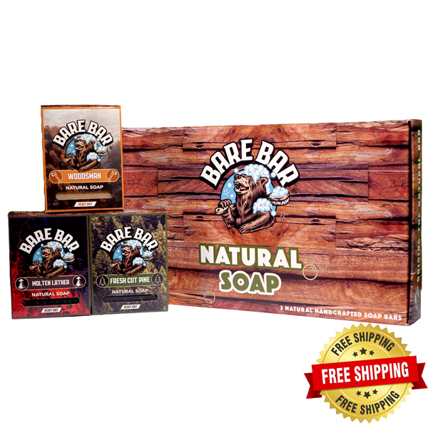 3 Bar Natural Soap Box