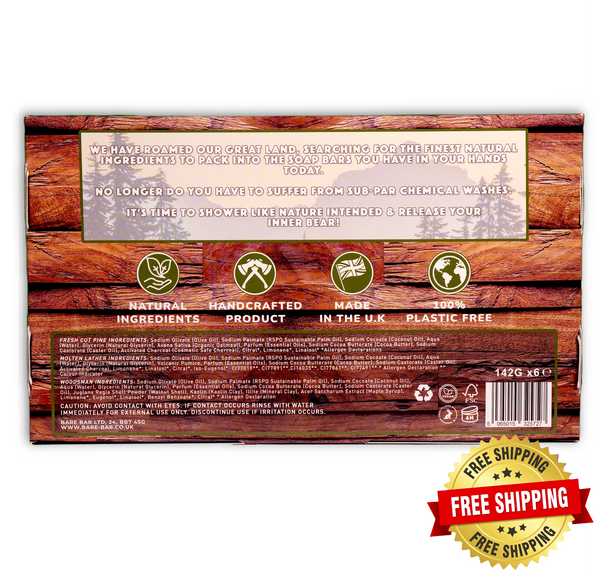 3 Bar Natural Soap Box